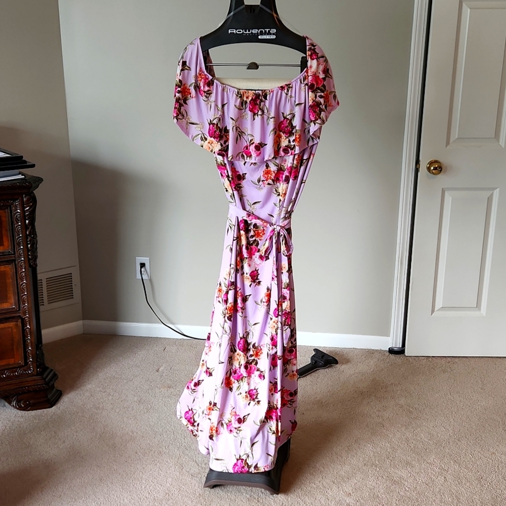 Pink Blush Maternity Maxi Dress